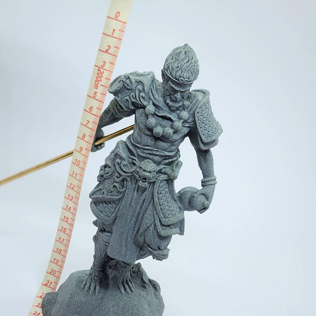 【圧倒的存在感！】武神風フィギュア／石像風／装飾・インテリアに最適