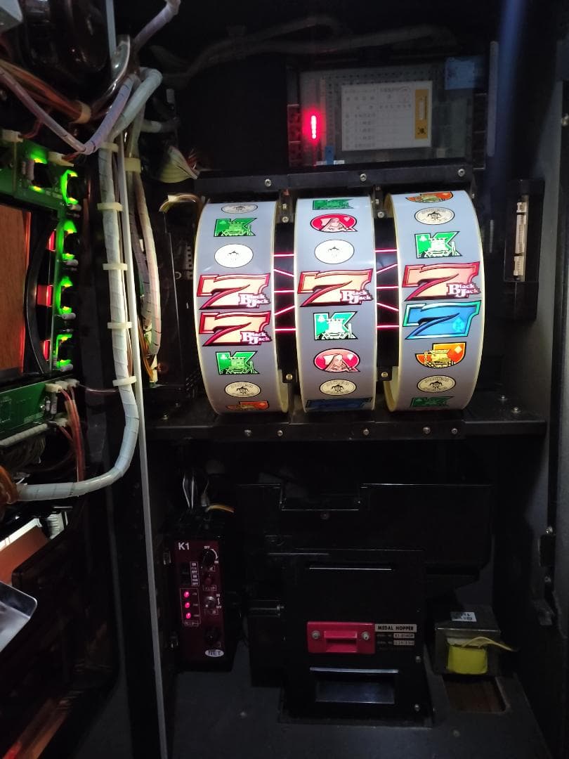 【パチスロ実機】北電子★ハイパージャグラーV【オートプレイ付不要機付】