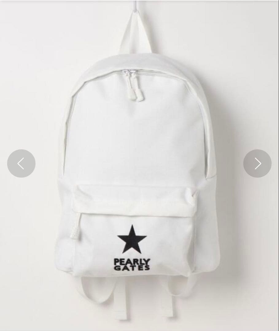 PEARLY GATES パーリーゲイツ 星に願いを バックパック リュック 白