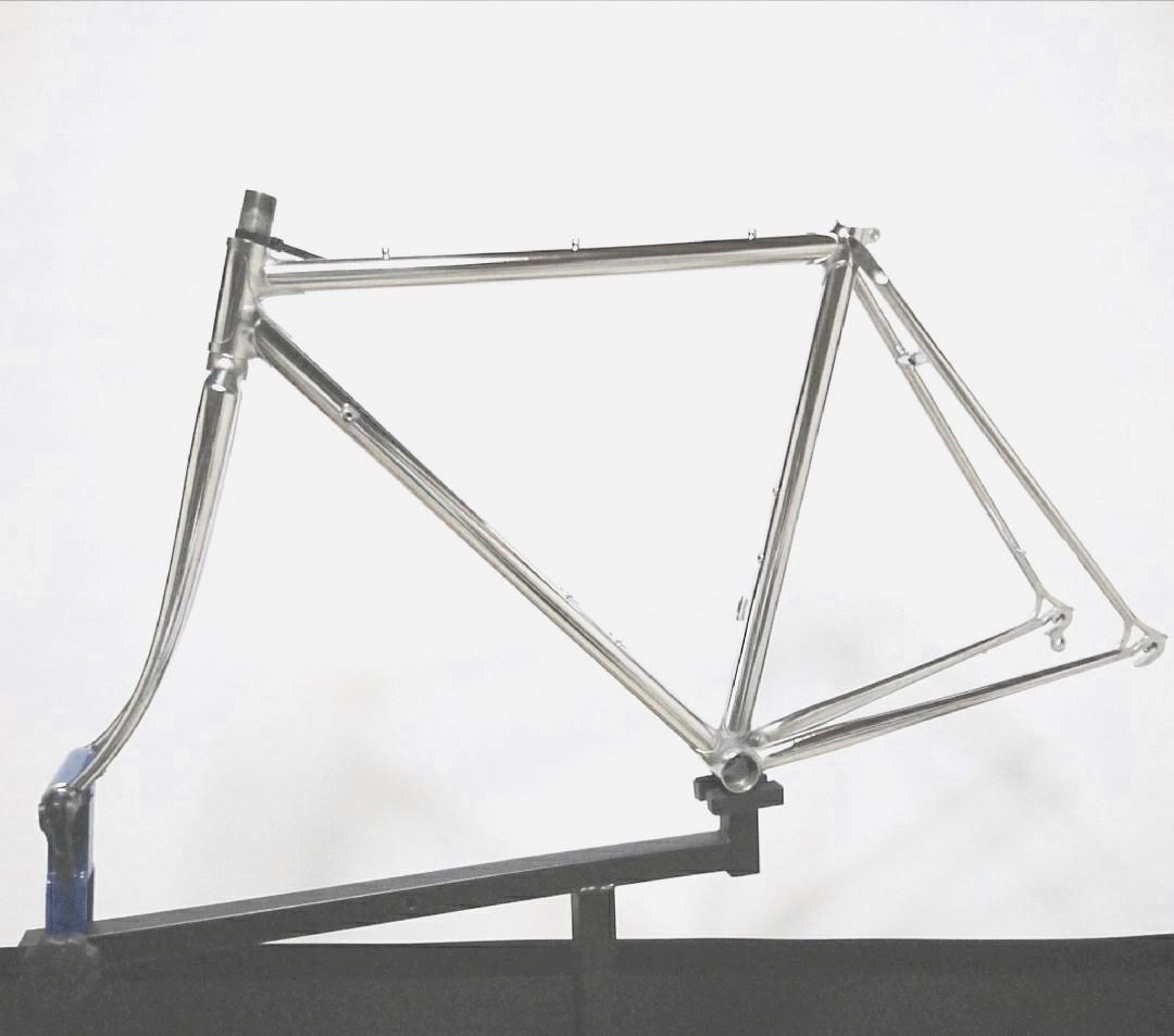 【美品】クロモリ ロードフレーム フルメッキ