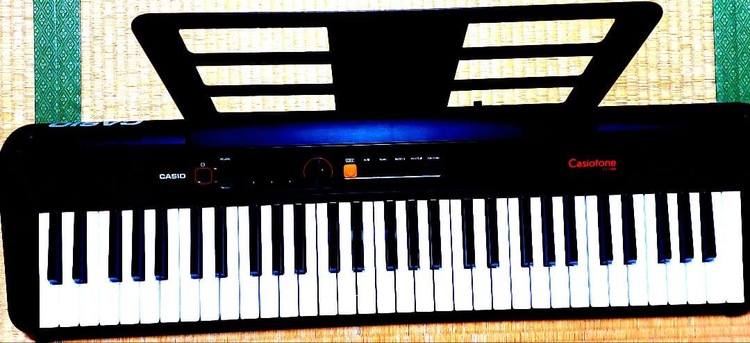 カシオ キーボードCT-S195 66鍵 取説(コピー)、ACアダプター付き