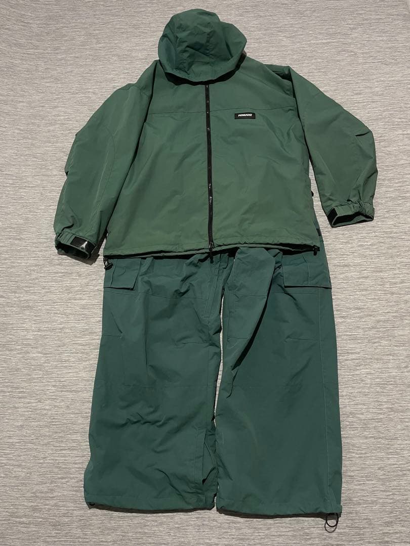 【haimassmania】ハイマニ スノボ ウェア 上下セット　グリーン