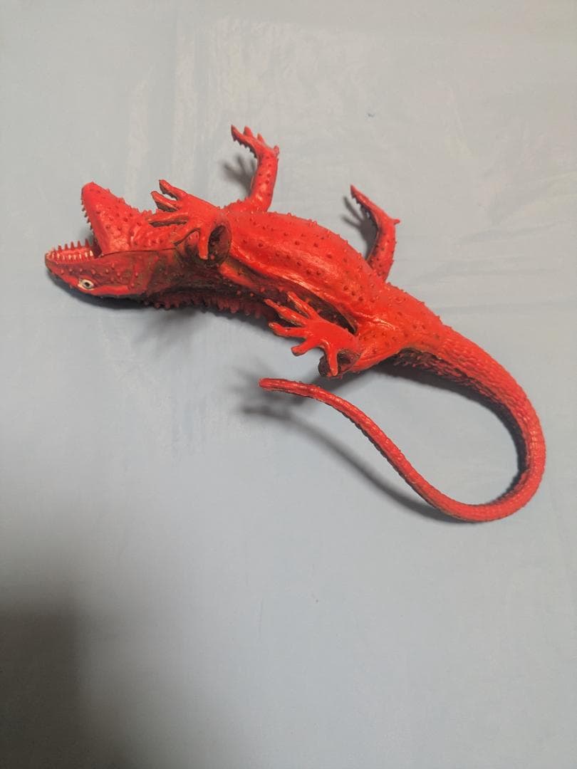 トカゲ プラスチック フィギュア シマテン