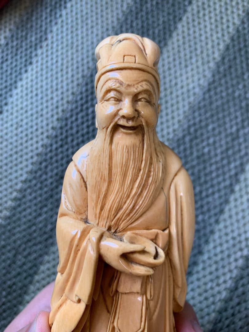 飾り物 古美術品 細密細工 特殊白材 根付 天然素材 極上 アンティーク 置物