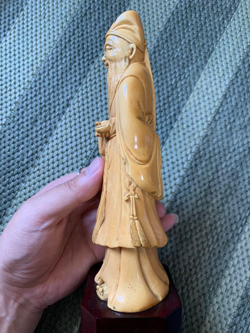 飾り物 古美術品 細密細工 特殊白材 根付 天然素材 極上 アンティーク 置物