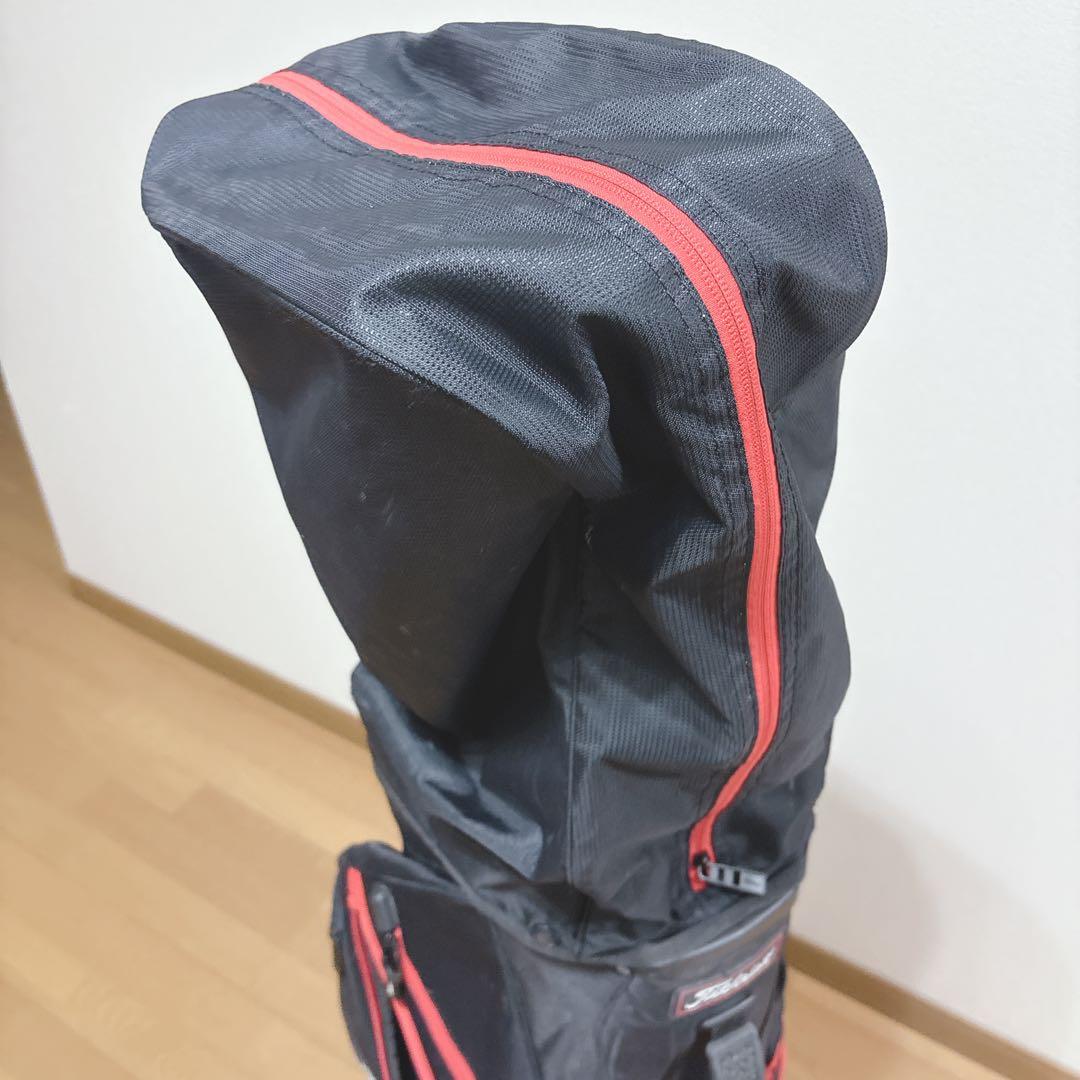 K454 Titleist メンズ キャディバッグ 14分割 赤 黒