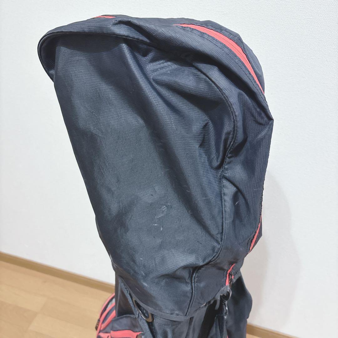 K454 Titleist メンズ キャディバッグ 14分割 赤 黒