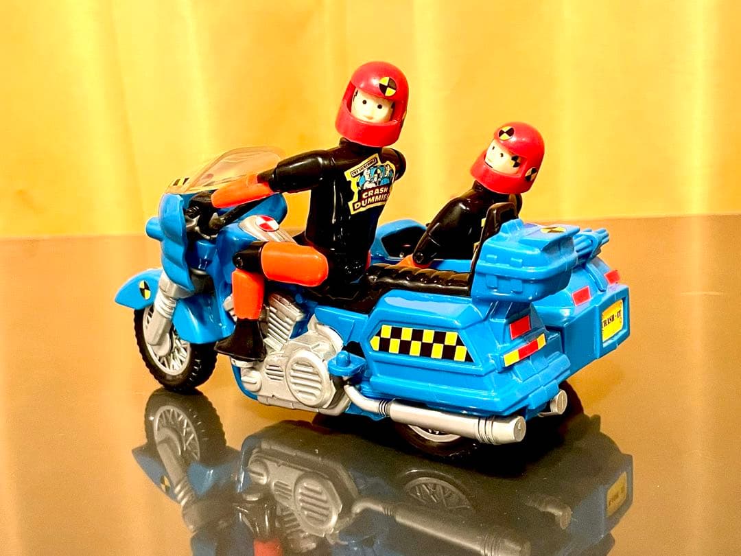 【希少美品】クラッシュダミーズ　フィギュア　ビークル　セット　当時もの