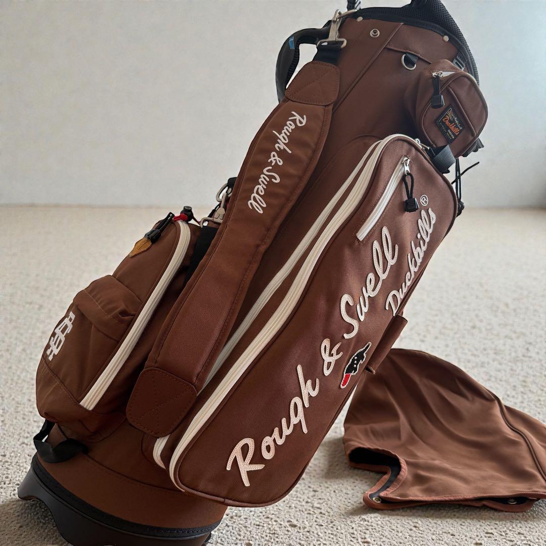 美品　ラフアンドスウェル　キャディバッグ　スタンド式　軽量　ブラウン　茶色