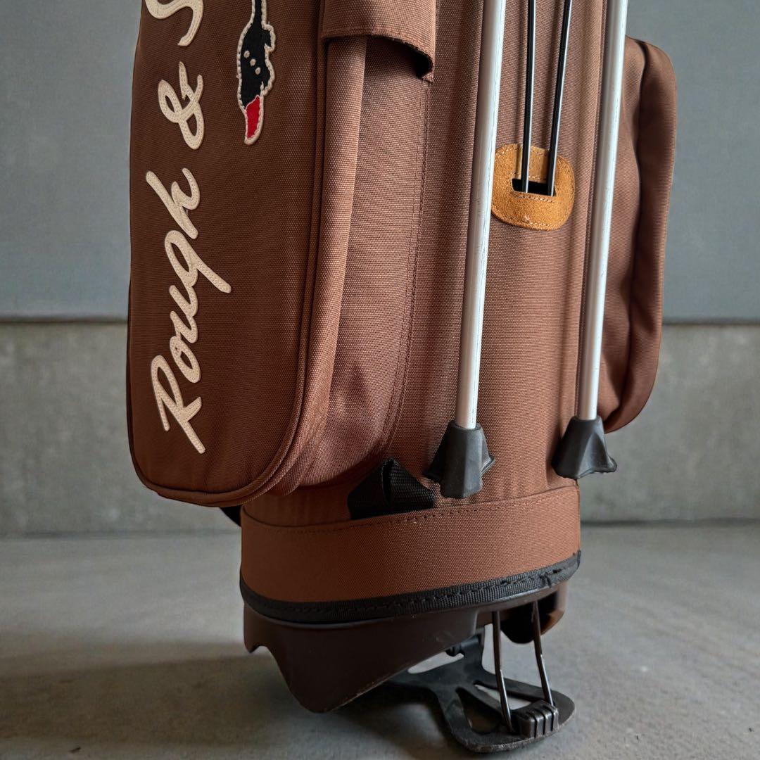 美品　ラフアンドスウェル　キャディバッグ　スタンド式　軽量　ブラウン　茶色