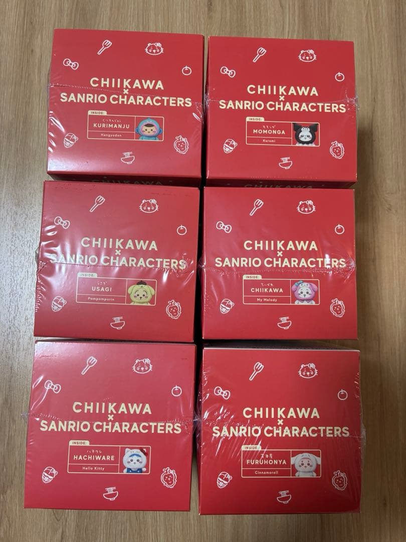 ちいかわ×サンリオキャラクターズ Kiramekkoコンプリートセットおまけ付き