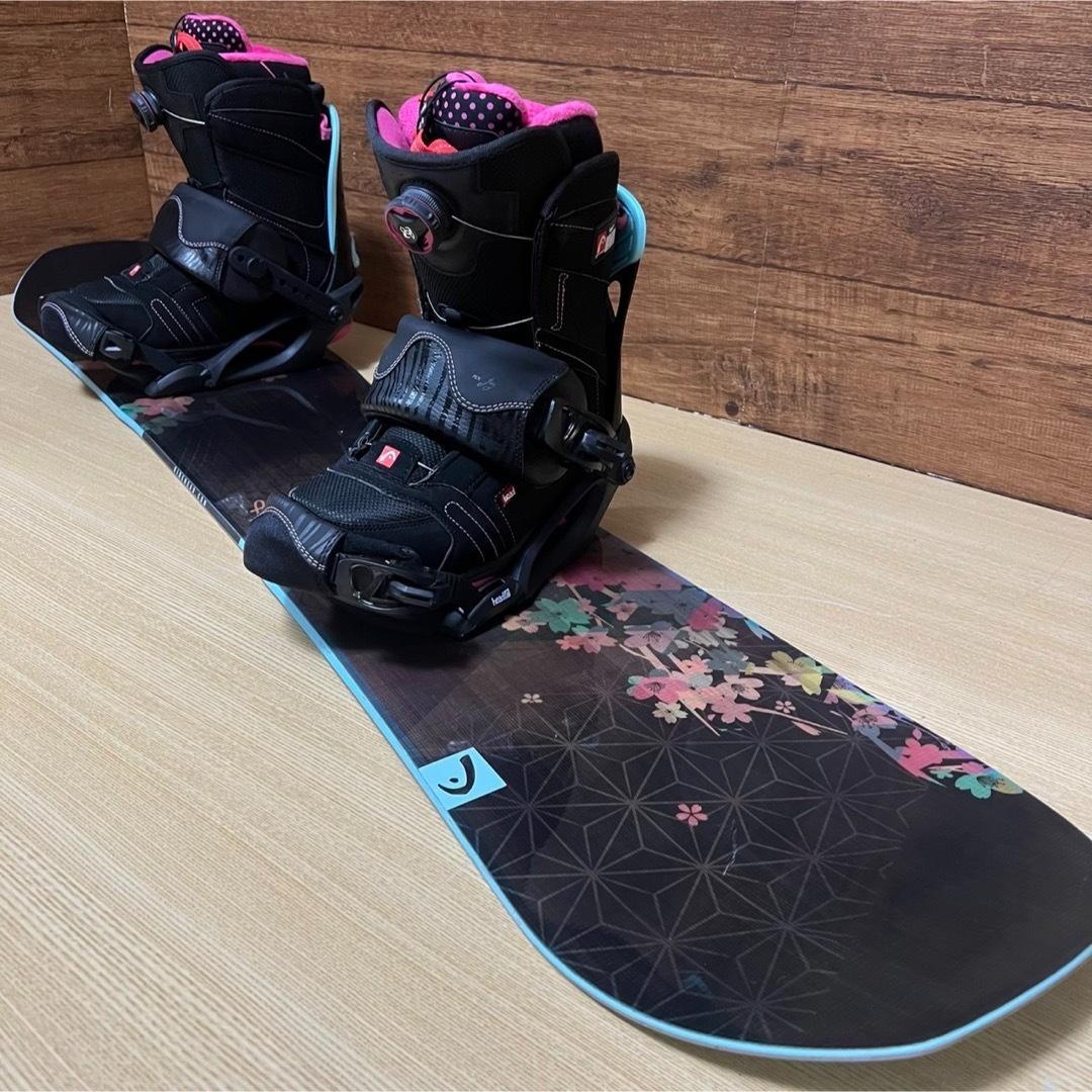 美品　HEAD　スプリング レディース　スノーボード3点セット　値下げ不可