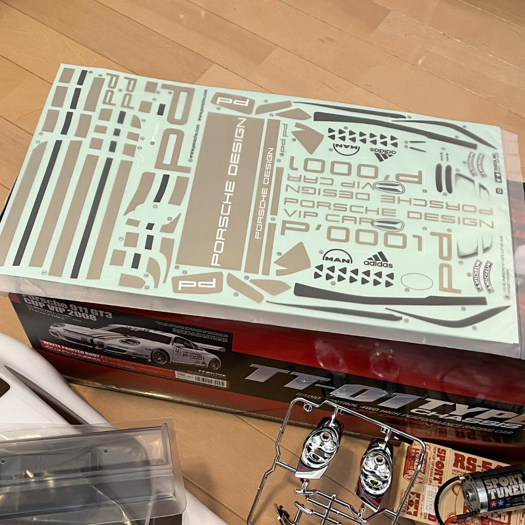 タミヤ RCカー ポルシェ 911 GT3 2008 TT-01 TYPE-E