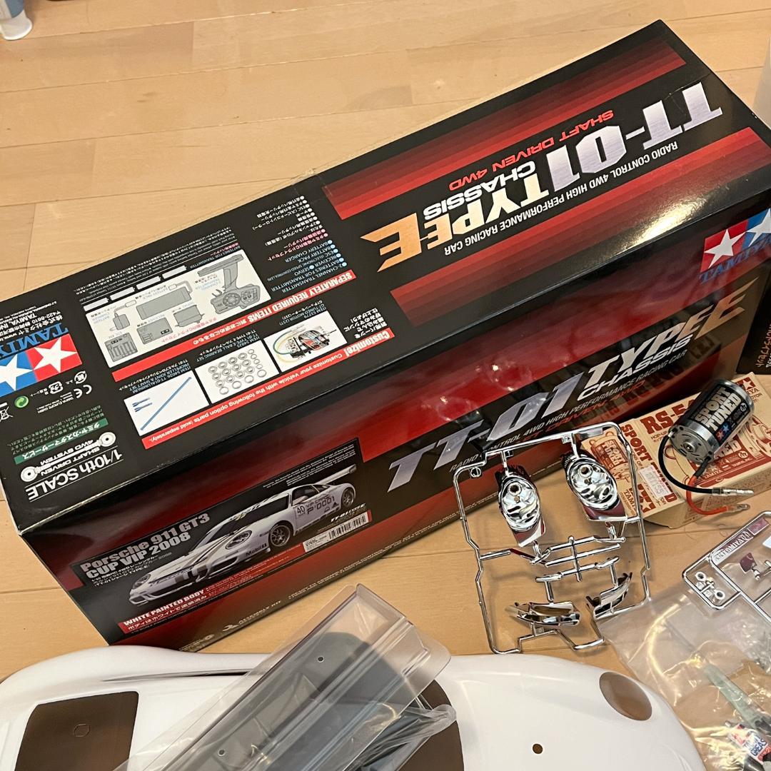 タミヤ RCカー ポルシェ 911 GT3 2008 TT-01 TYPE-E