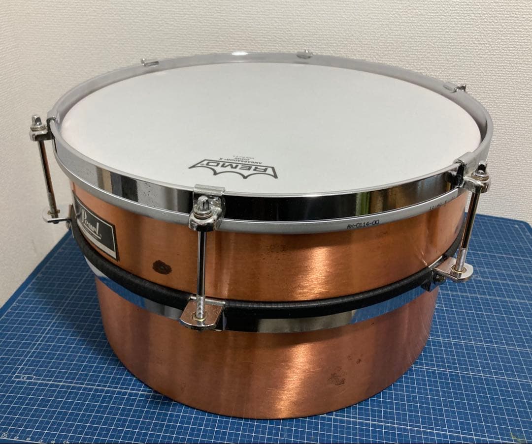 Pearlパール コパー ティンバレス 14インチCopper Timbales