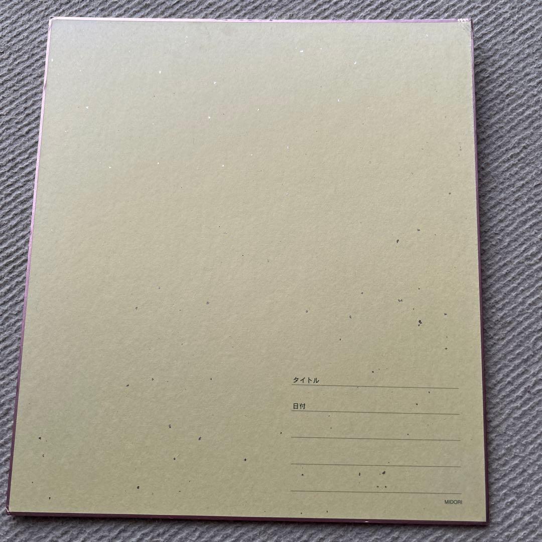 山川穂高 直筆サイン色紙 メッセージ付き 書道風（西武ライオンズ時代）