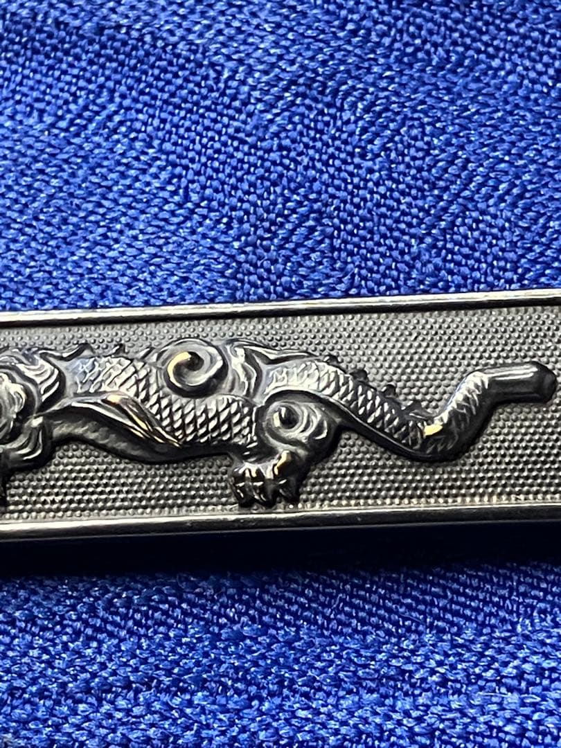 小柄　日本刀　刀　骨董品　時代　龍図　桐箱