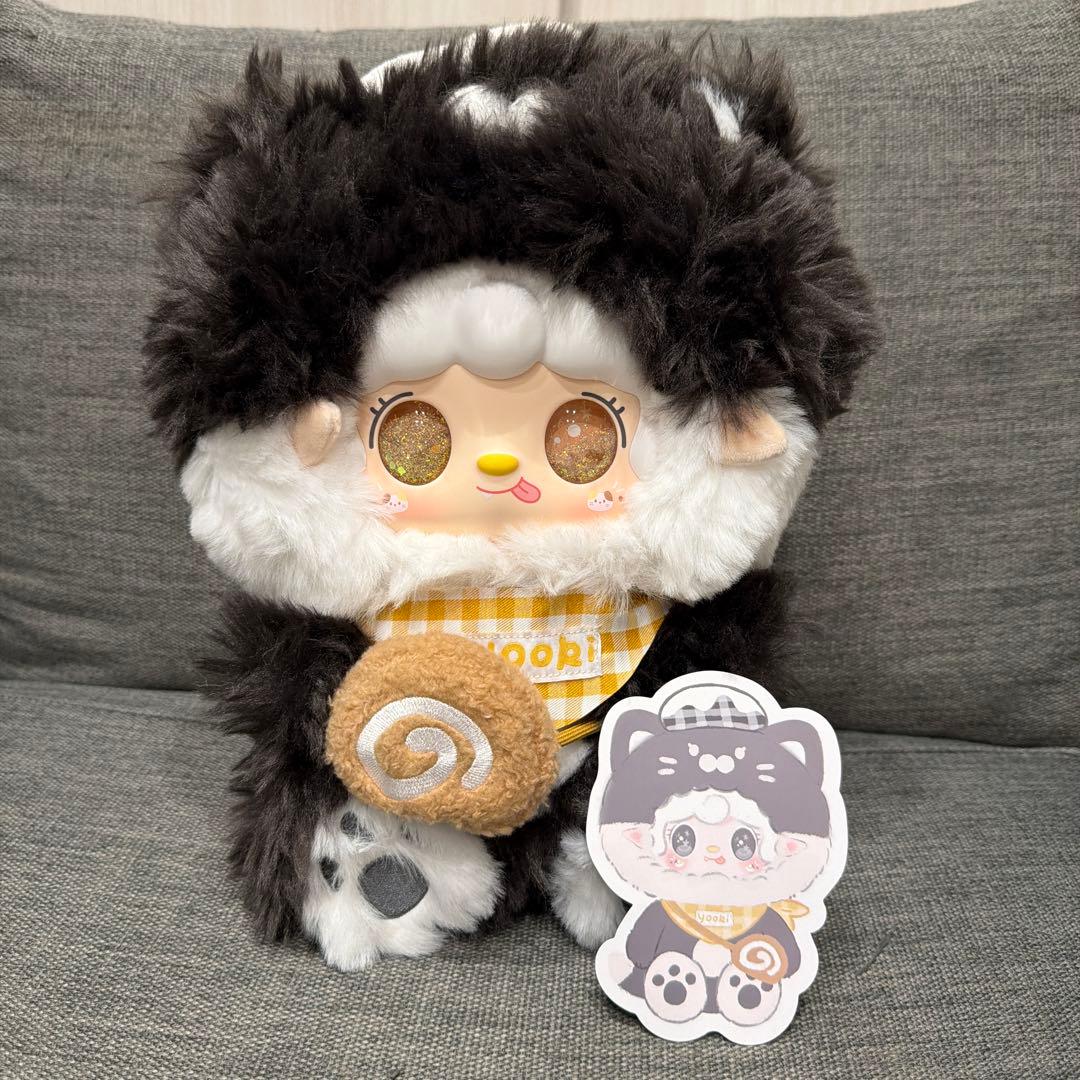 yooki ヨーキ 新作 600% 黒猫 ぬいぐるみ