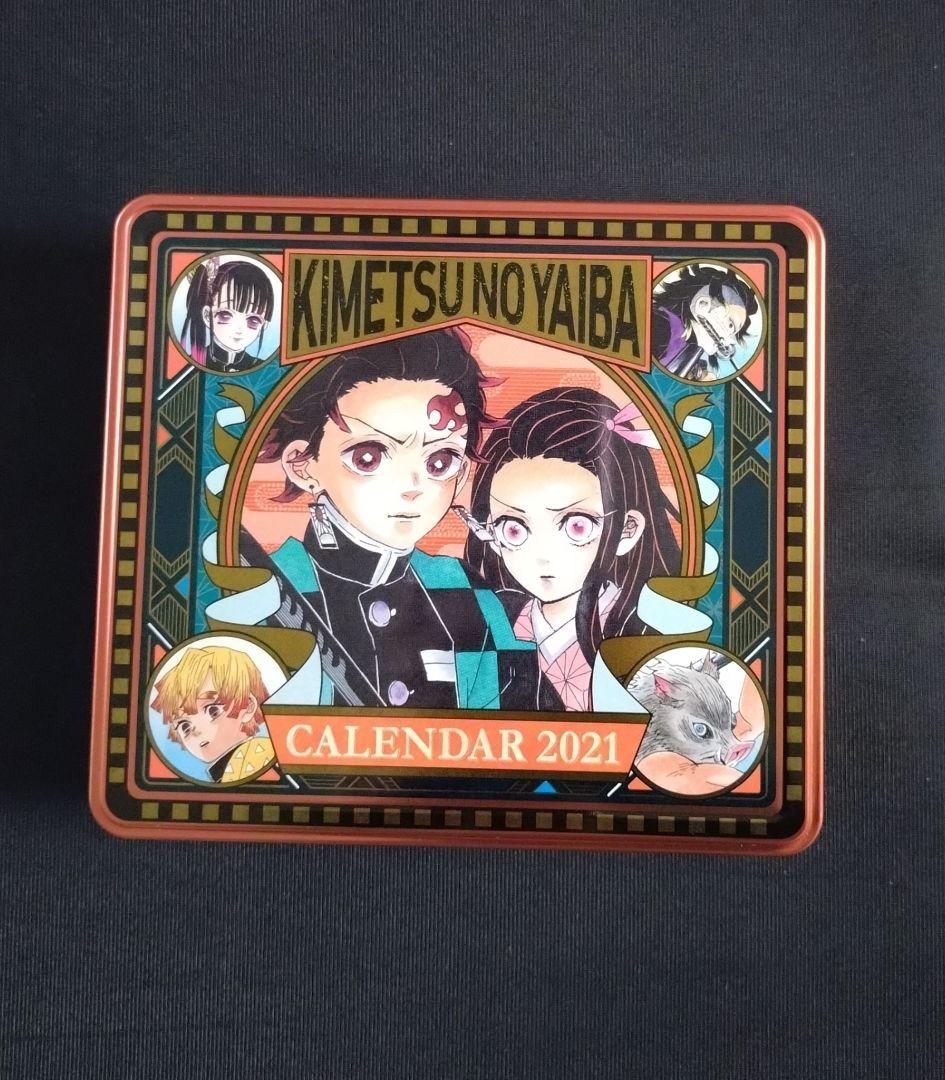 鬼滅の刃 コミックカレンダー 2021 特製缶入り日めくりカレンダー