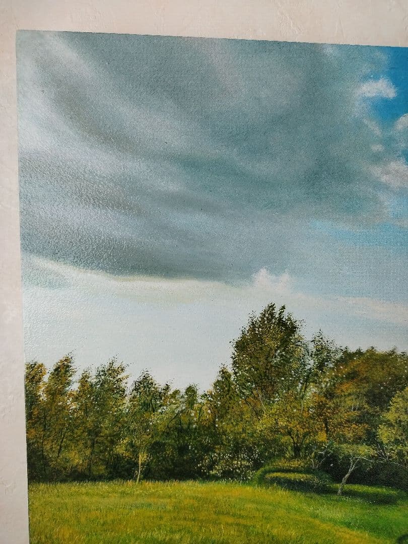 油絵 風景画 写実画 原画 作者出品