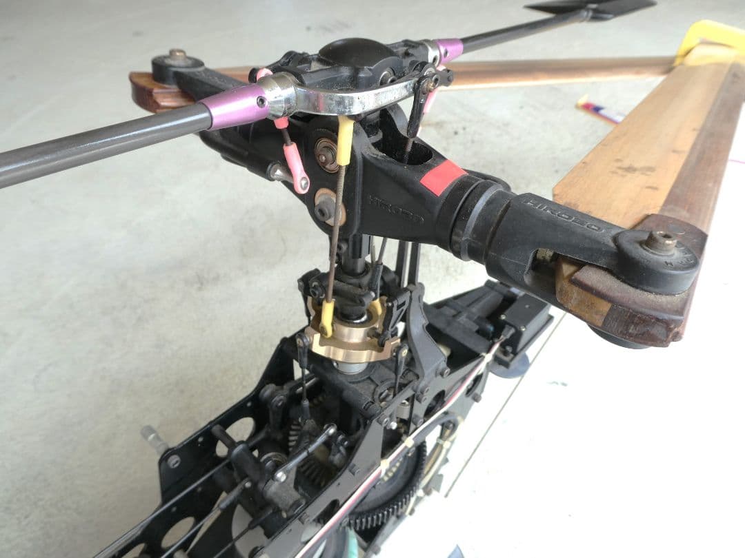 ヒロボー 剣 60クラス エンジン RC ヘリコプター レトロ 現状 長期保管品