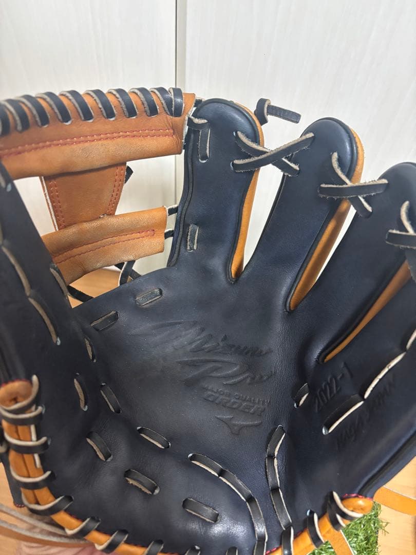 日本製　波賀ジャパン　坂本モデル　ミズノプロ ダイバーシティブルー　内野手