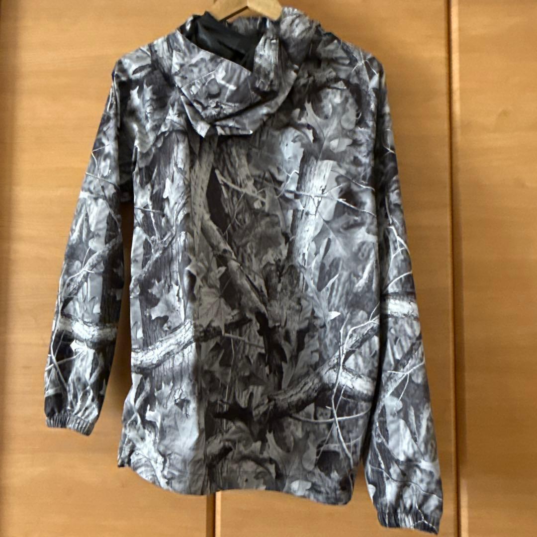 Rivalley 迷彩柄 ウィンドブレーカー フード付き
