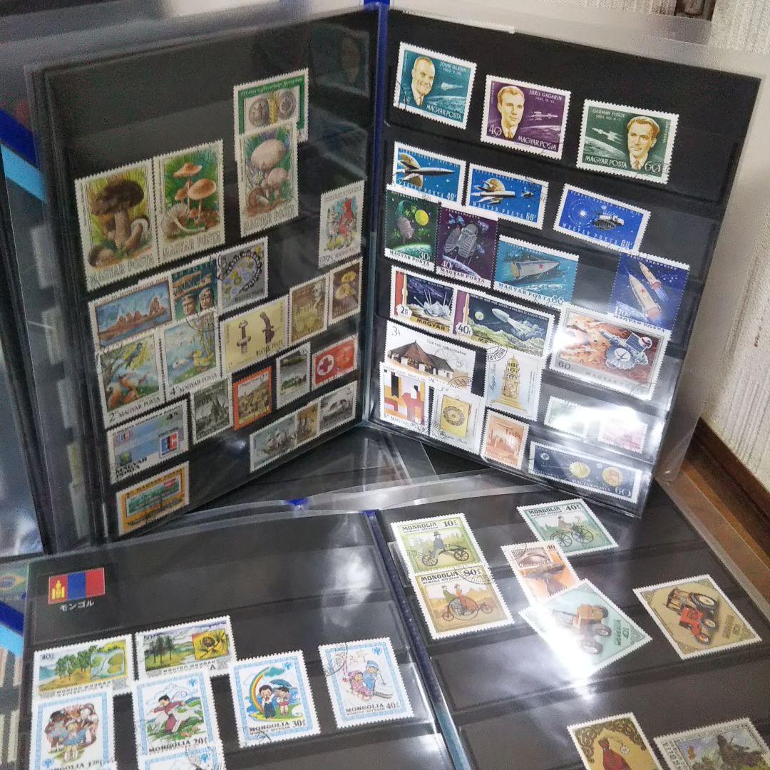 ストックブック14冊 外国切手入り