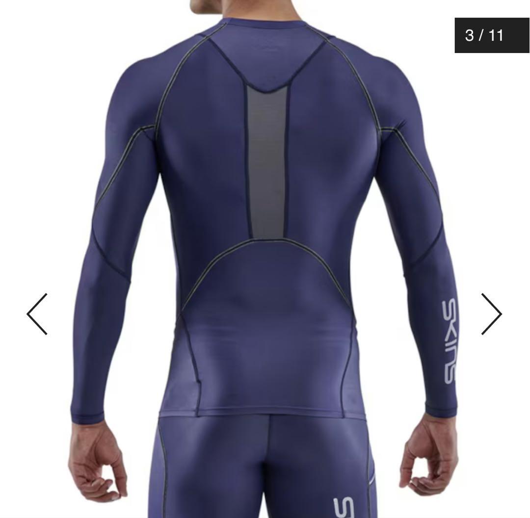 【新品・未使用】上下セットSKINS シリーズ3 メンズ トップス＆タイツ