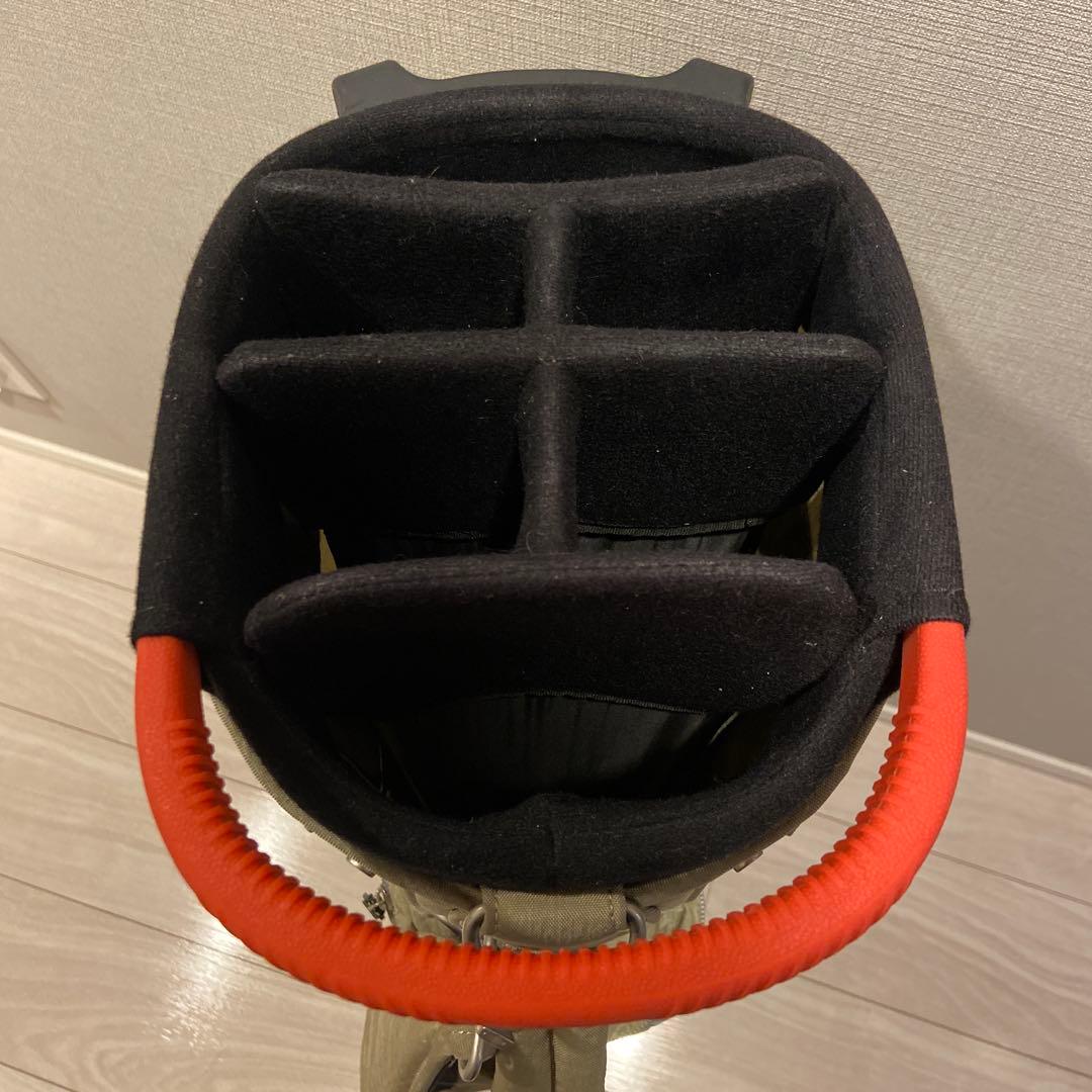 ONOFF キャディバッグ9型スタンド式 6分割 クレイベージュ OB0315