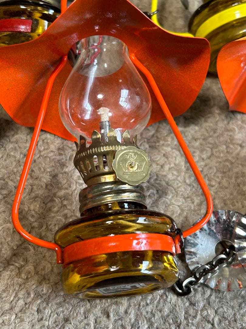 ヴィンテージ　オイルランタン　豆ランタン　ミニチュア　レトロ