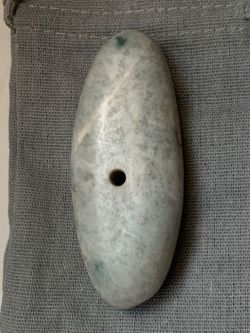 縄文初期　出土品　糸魚川翡翠大珠　時代物　石器　土器　化石　根付　勾玉　古墳期