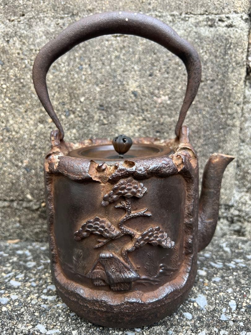 本物保証　鉄瓶　龍文堂　美品