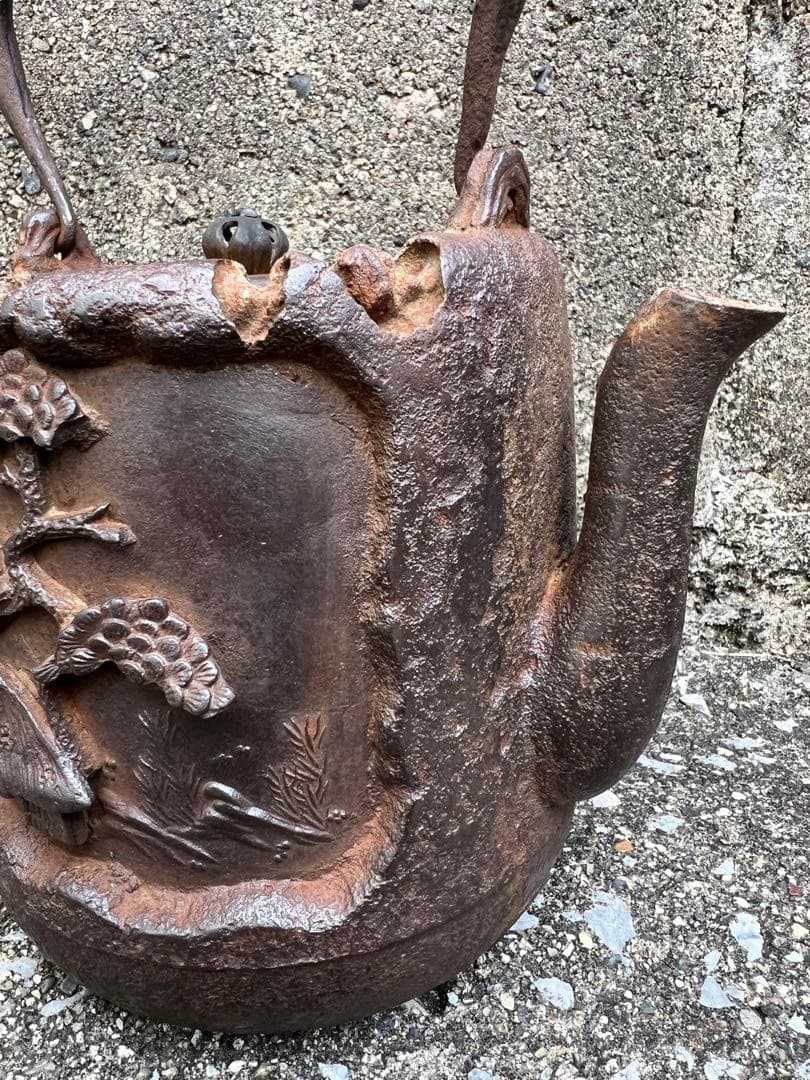 本物保証　鉄瓶　龍文堂　美品