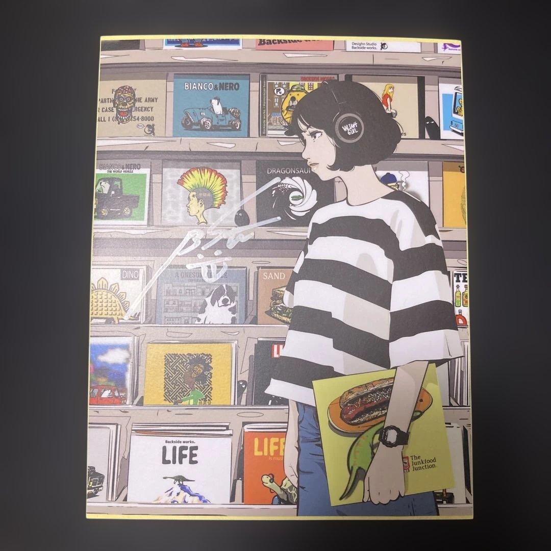 サイン入り【匿名配送】backsideworksレコードショップ ステッカー