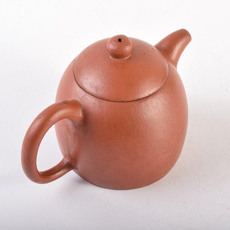 中国　孟臣製　君子之交談如水　紫砂　朱泥　急須　茶壷　C　R7876