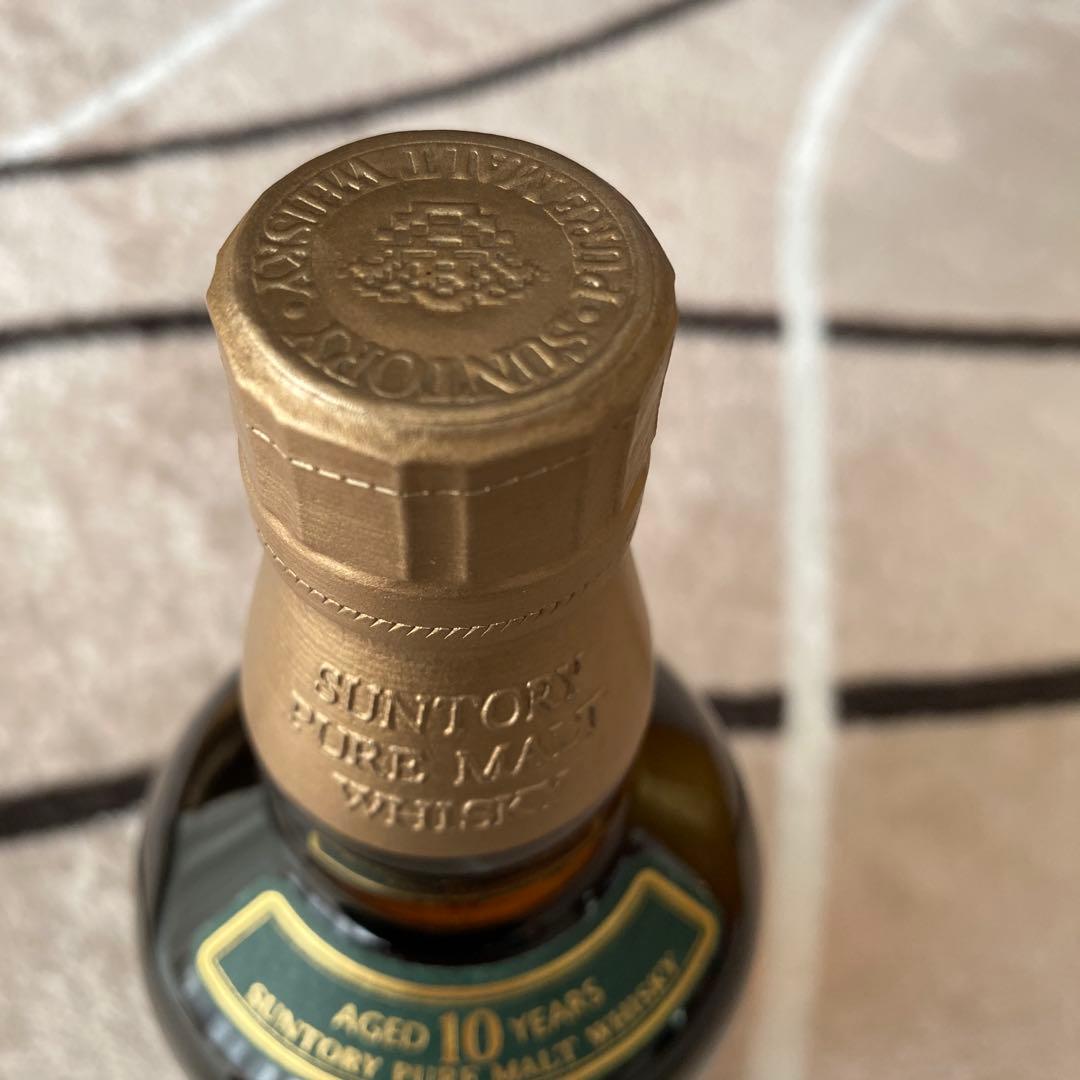 サントリー ピュアモルトウイスキー 山崎　10年　グリーンラベル　750m