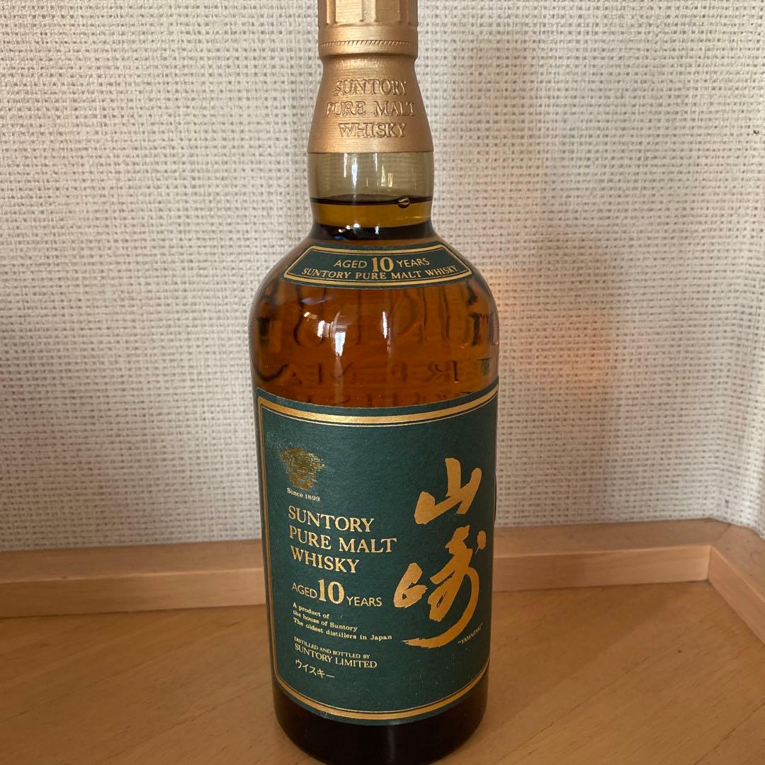 サントリー ピュアモルトウイスキー 山崎　10年　グリーンラベル　750m