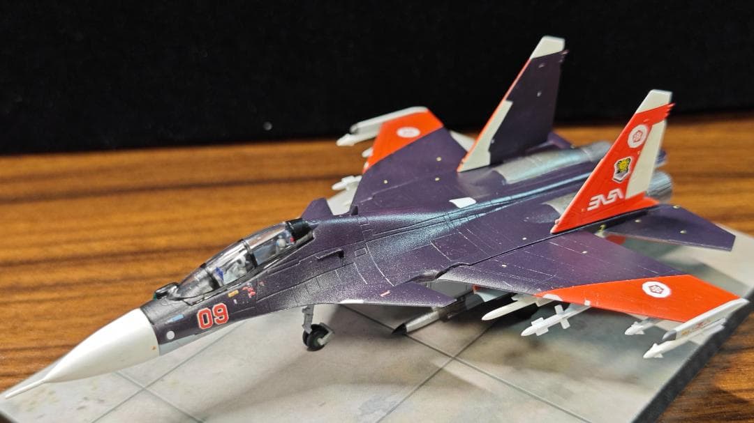 1/144 エースコンバット Su-30 ミハイ仕様 仕上げ改造品 電飾