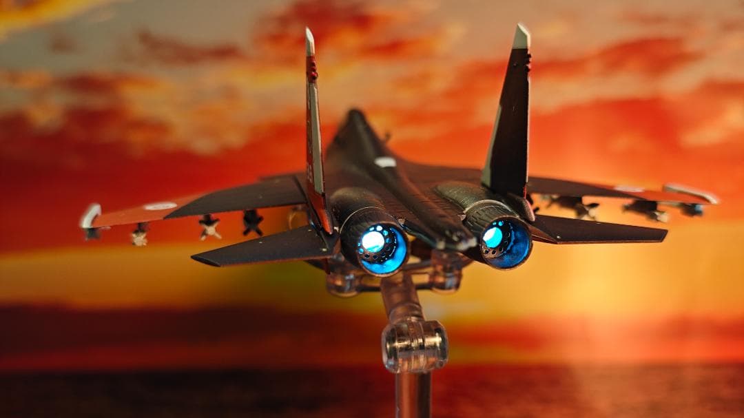 1/144 エースコンバット Su-30 ミハイ仕様 仕上げ改造品 電飾