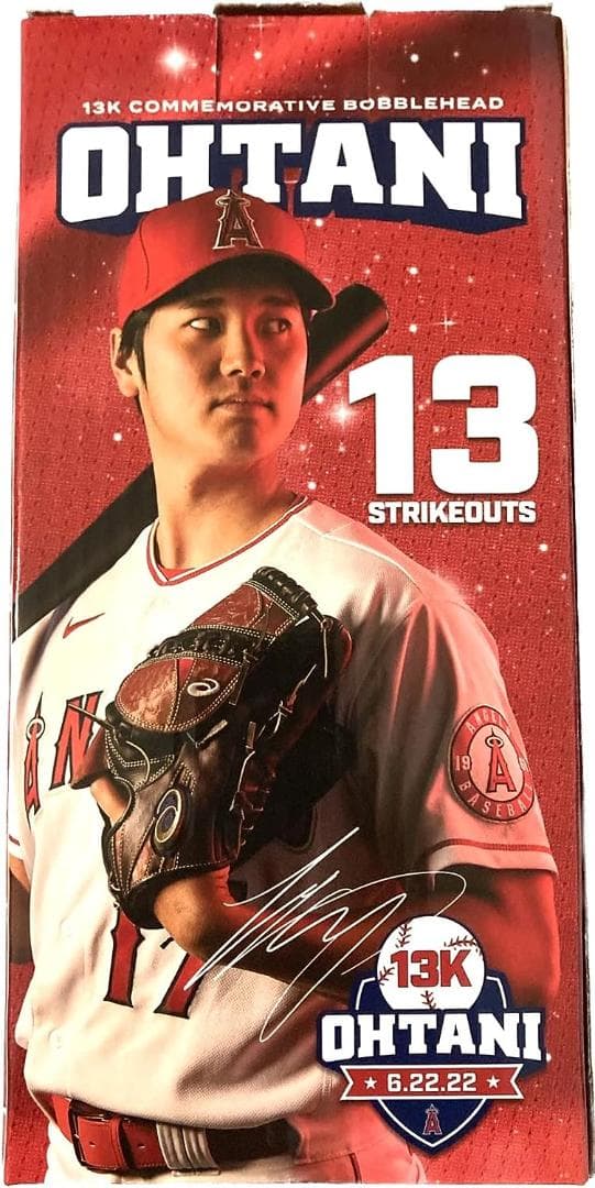 当日チケット付 エンゼルス 大谷翔平 ボブルヘッド 13奪三振 ブルージェイズ戦