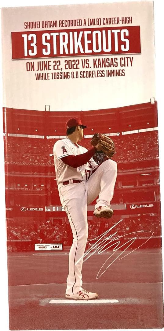 当日チケット付 エンゼルス 大谷翔平 ボブルヘッド 13奪三振 ブルージェイズ戦