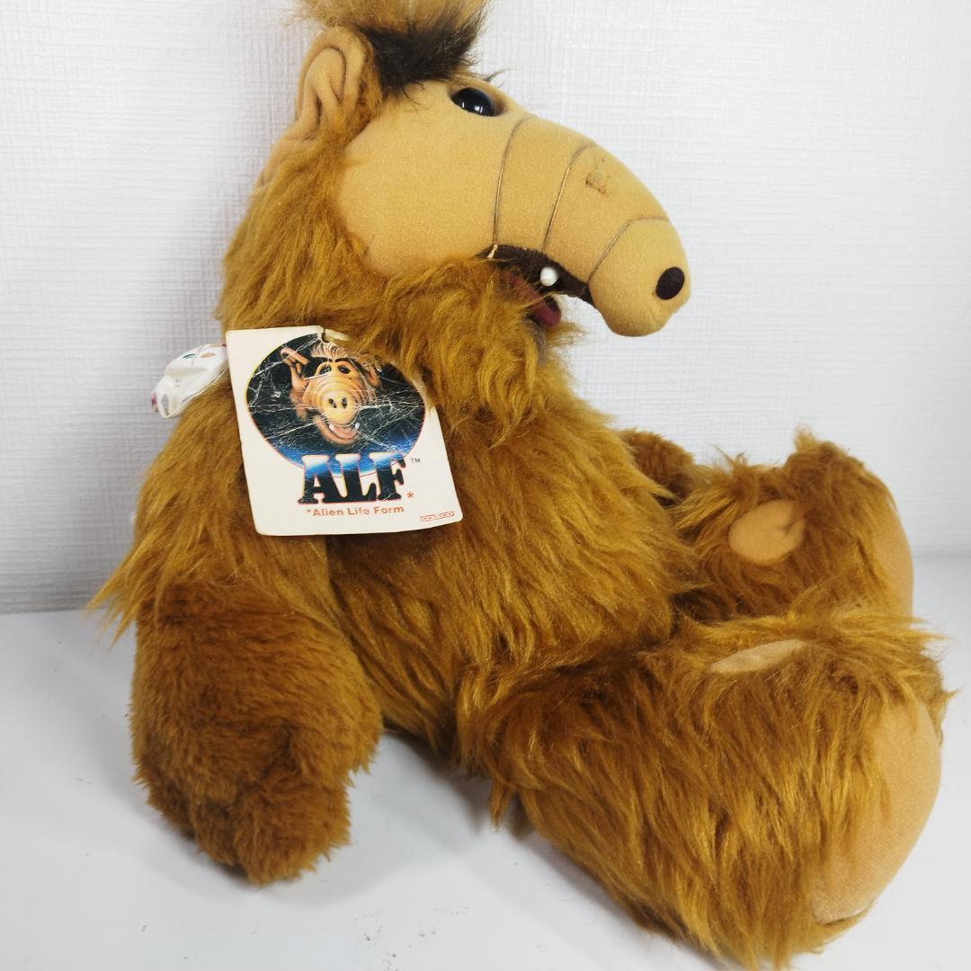 アルフ ALF ぬいぐるみ タグ付き1986 美品 新品 アンティーク I353