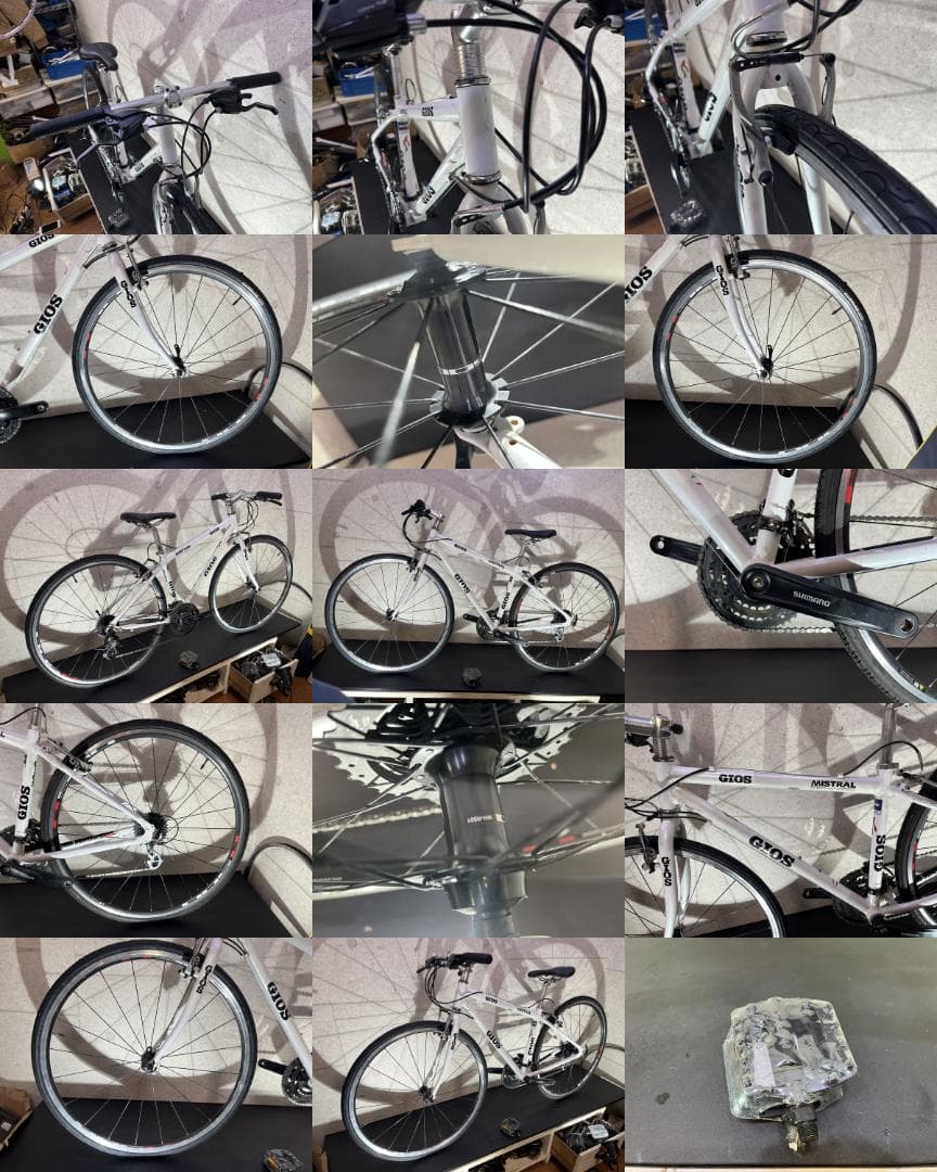 GIOS MISTRAL 700c ジオス　クロスバイク　ホワイト 2015