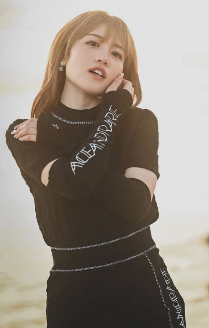 ACEANDREA EMBOSS JQ アームカバー　ニットアップ