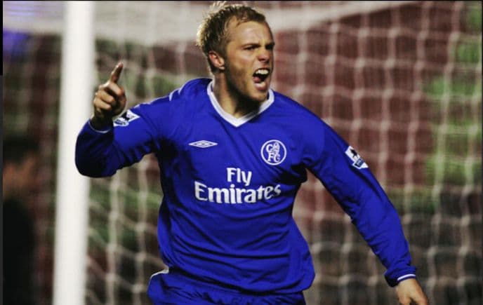 【★グジョンセン＃22★チェルシー03/04ホームユニフォーム・リバーシブルＭ】