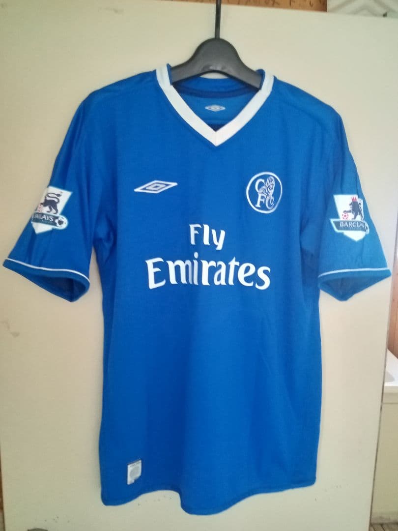 【★グジョンセン＃22★チェルシー03/04ホームユニフォーム・リバーシブルＭ】