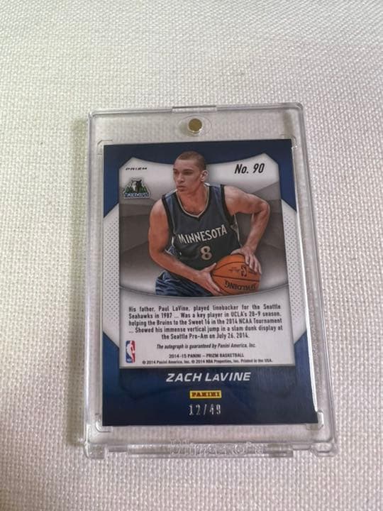 nbaカード Zach LaVine RC auto SELECT /49