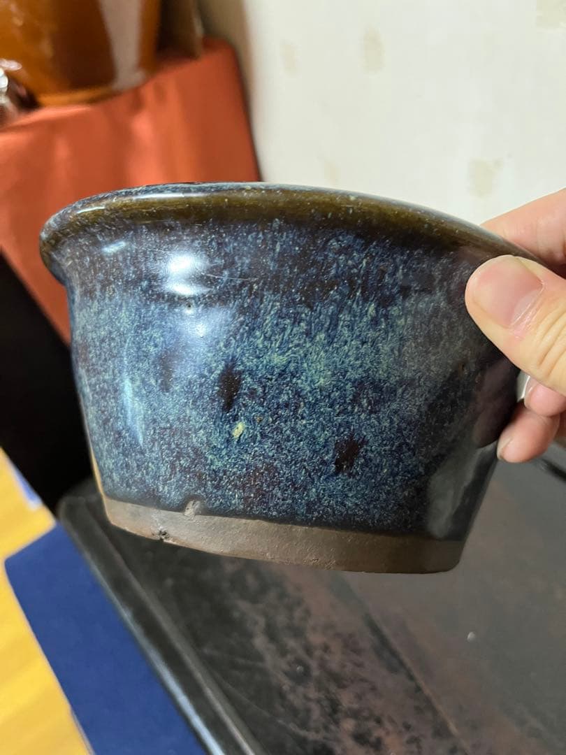 183 盆栽　盆栽鉢　植木鉢　中国鉢　海鼠　ナマコ