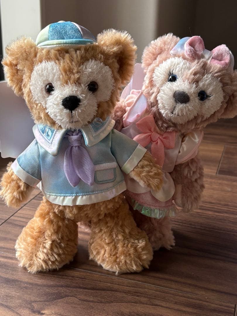 カラフルハピネス　ポージープラッシー　ダッフィー&シェリーメイ　2体セット